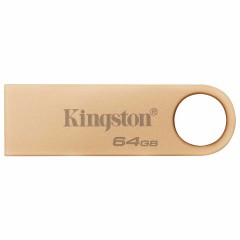 Флеш-диск 64 GB, KINGSTON DataTraveler SE9 G3 USB 3.2, металлический корпус, золотой, DTSE9G3/64GB Флеш-диск 64 GB, KINGSTON DataTraveler SE9 G3 USB 3.2, металлический корпус, золотой, DTSE9G3/64GB - фото 3