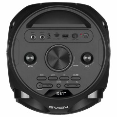 Колонка портативная SVEN PS-750, 80 Вт, TWS, Bluetooth, FM, USB, microSD, LED-дисп, черная, SV-019617 - фото 5