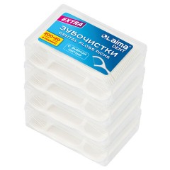 Зубочистки-флоссеры с зубной нитью "200 шт. (4х50 шт.) + 20 в подарок!", в боксе, LAIMA DENT, 609406 - фото 2