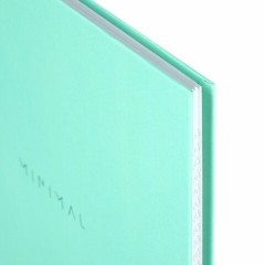 Блокнот БОЛЬШОЙ ФОРМАТ 200х290 мм, А4, 80 л., твердый, клетка, BRAUBERG "Minimal", мятный, 116435 Блокнот БОЛЬШОЙ ФОРМАТ 200х290 мм, А4, 80 л., твердый, клетка, BRAUBERG "Minimal", мятный, 116435 - фото 4