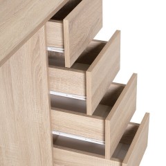 Стол письменный/компьютерный BRABIX "Scandi CD-016", 1100х500х750 мм, 4 ящика, дуб сонома, 641892, ЦБ013707-2 - фото 13