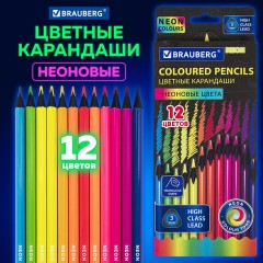 Карандаши цветные BRAUBERG NEON, 12 неоновых цветов, трехгранные, грифель 3 мм, черное дерево, 181852 Карандаши цветные BRAUBERG NEON, 12 неоновых цветов, трехгранные, грифель 3 мм, черное дерево, 181852 - фото 8