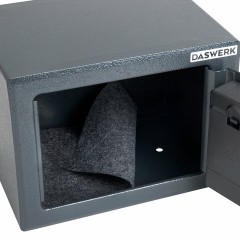 Сейф мебельный DASWERK SC-170EL (170х230х170 мм), электронный замок, графит, 291338 - фото 8