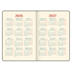 Ежедневник датированный 2026 А5 148х218 мм, GALANT "Infinity Gold", под кожу, темно-зеленый, 117504 - фото 7