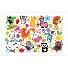 Альбом с наклейками, А5, 8 листов, 600 наклеек, "Милые и забавные" HATBER, 8Ан5, 8Ан5_31982 - фото 3