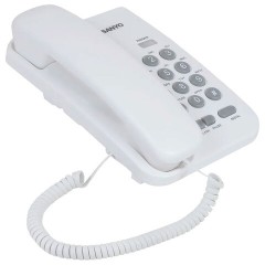 Телефон проводной SANYO RA-S108W, тональный / импульсный режим, повтор, белый - фото 2