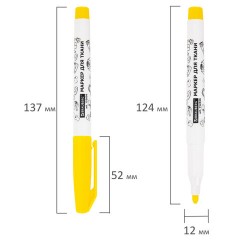 Маркеры для ткани 10 ЦВЕТОВ, TEXTILE MARKER, несмываемые, круглый наконечник 1-3 мм, BRAUBERG, 152656 - фото 11