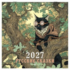 Календарь настенный перекидной 2027 г., BRAUBERG, 12 листов, 28,5х57 см, "Русские сказки", 118419 - фото 2