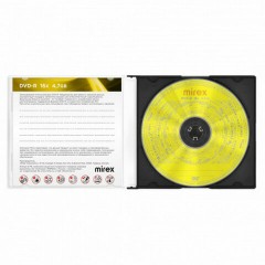 Диск DVD-R MIREX, 4,7 ГБ, 16x, Slim Case, КОМПЛЕКТ 5 шт., UL130003A1F - фото 7