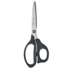 Ножницы BRAUBERG "BOMB", 210 мм, графитовый цвет, 2-сторонняя заточка, эргономичные, 238856 - фото 2
