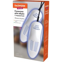 Сушилка для обуви электрическая с подсветкой, сушка для обуви, 15 Вт, DASWERK, SD6, 456199 Сушилка для обуви электрическая с подсветкой, сушка для обуви, 15 Вт, DASWERK, SD6, 456199 - фото 3