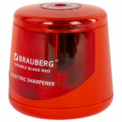 Точилка электрическая BRAUBERG DOUBLE BLADE RED, двойное лезвие, питание от 2 батареек АА, 271338 Точилка электрическая BRAUBERG DOUBLE BLADE RED, двойное лезвие, питание от 2 батареек АА, 271338 - фото 3