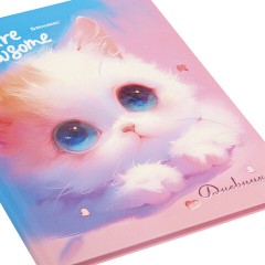 Дневник 1-4 класс 48 л., твердый, BRAUBERG, выборочный лак, с подсказом, "Котик", 107161 Дневник 1-4 класс 48 л., твердый, BRAUBERG, выборочный лак, с подсказом, "Котик", 107161 - фото 4