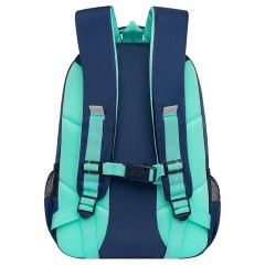 Рюкзак GRIZZLY школьный, анатомическая спинка, 2 отделения, для девочек, "AZURE", 40х25х13 см, RG-564-4/1 Рюкзак GRIZZLY школьный, анатомическая спинка, 2 отделения, для девочек, "AZURE", 40х25х13 см, RG-564-4/1 - фото 3