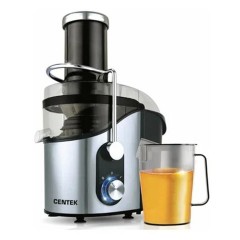 Соковыжималка CENTEK CT-1212, 1200 Вт, стакан 1,1 л, емкость для жмыха 1,7 л, металл, сталь/черный - фото 6