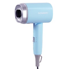 Фен для волос дорожный SONNEN HD-2318, 1500 Вт, складной, 2 температуры, 2 скорости, 454695 - фото 3