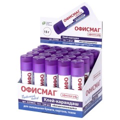 Клей-карандаш ОФИСМАГ 15 г, обесцвечивающийся после высыхания, 225963 Клей-карандаш ОФИСМАГ 15 г, обесцвечивающийся после высыхания, 225963 - фото 13