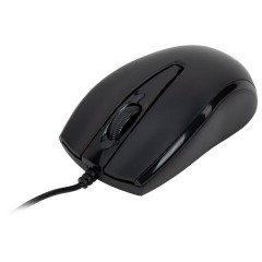 Мышь проводная БЕСШУМНАЯ USB, 1200 dpi, 2 кнопки + колесо-кнопка, оптическая, SONNEN K520, черная, 513944 - фото 2