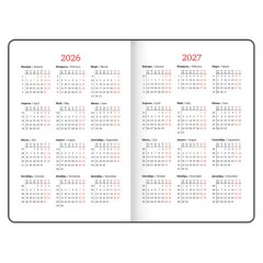 Еженедельник датированный 2026, А5, 145х215 мм, BRAUBERG "Select", балакрон, темно-синий, 117181 - фото 7