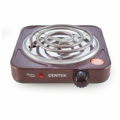 Настольная электрическая плита CENTEK CT-1508, 1000 Вт, 1 конфорка, 5 режимов нагрева, коричневая, CT-1508 Siberia Настольная электрическая плита CENTEK CT-1508, 1000 Вт, 1 конфорка, 5 режимов нагрева, коричневая, CT-1508 Siberia - фото 3
