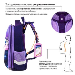Ранец BRAUBERG PREMIUM, 2 отделения, с брелоком, "Anime cat", 38х29х16 см, 272017 Ранец BRAUBERG PREMIUM, 2 отделения, с брелоком, "Anime cat", 38х29х16 см, 272017 - фото 11