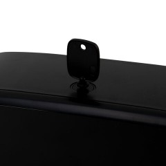 Диспенсер для полотенец LAIMA PROFESSIONAL PREMIUM BLACK (Система H2), Z-сложения, черный, ABS-пластик, 609522 - фото 4