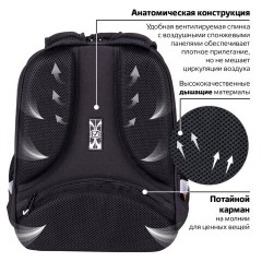 Ранец BRAUBERG FIT, 2 отделения, "Keep out", 38х27х14 см, 270617 Ранец BRAUBERG FIT, 2 отделения, "Keep out", 38х27х14 см, 270617 - фото 12