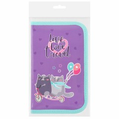 Пенал ПИФАГОР, 1 отделение, ламинированный картон, 19х11 см, "Bike cats", 272241 Пенал ПИФАГОР, 1 отделение, ламинированный картон, 19х11 см, "Bike cats", 272241 - фото 7