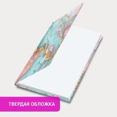 Ежедневник недатированный с резинкой А5 145х203 мм, BRAUBERG, твердый, фольга, 128 л., "Marble", 116292 Ежедневник недатированный с резинкой А5 145х203 мм, BRAUBERG, твердый, фольга, 128 л., "Marble", 116292 - фото 9