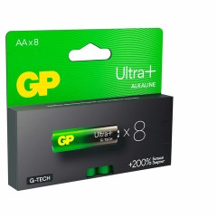 Батарейки КОМПЛЕКТ 8 шт., GP Ultra Plus G-Tech, AA (LR6), алкалиновые, пальчиковые, 15AUPA21-2CRB8 Батарейки КОМПЛЕКТ 8 шт., GP Ultra Plus G-Tech, AA (LR6), алкалиновые, пальчиковые, 15AUPA21-2CRB8 - фото 3
