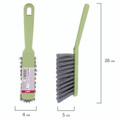 Щетка-сметка для уборки, ручка 16 см, длина щетины 5 см, ширина 4 см, пластик, цвет ассорти, YORK, 60010 - фото 17