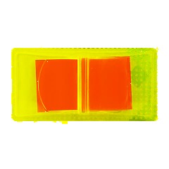 Закладки клейкие Z-сложения, неоновые желтые, BRAUBERG ZigZag, 45х25 мм, 25 шт., в диспенсере, 116676 - фото 2