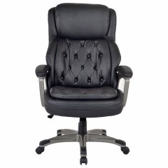 Кресло BRABIX PREMIUM "Regal EX-557", НАГРУЗКА до 150 кг, пружинный блок, экокожа, черный, 532945 Кресло BRABIX PREMIUM "Regal EX-557", НАГРУЗКА до 150 кг, пружинный блок, экокожа, черный, 532945 - фото 3