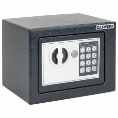 Сейф мебельный DASWERK SC-170EL (170х230х170 мм), электронный замок, графит, 291338 - фото 2