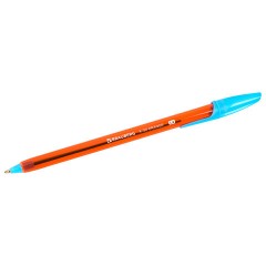 Ручки шариковые BRAUBERG X-30 ORANGE, КОМПЛЕКТ 12 шт., СИНИЕ, пишущий узел 1 мм, линия письма 0,5 мм, 144334 - фото 3