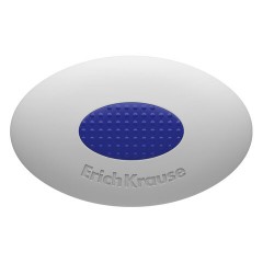Ластик ERICH KRAUSE "SmartWay Mini Oval", 41х29х9 мм, белый, овальный, пластиковый держатель, 45533 - фото 2