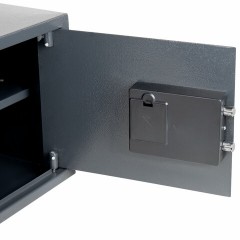 Сейф мебельный DASWERK SC-300EL (300х380х300 мм), электронный замок, графит, 291346 - фото 6
