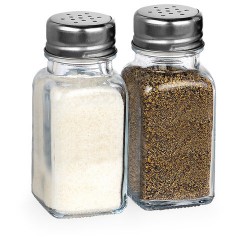 Набор для специй 2х80 мл, CLASSIC, солонка + перечница, стекло/сталь, WEGLA (ВЕГЛА), 700226 - фото 6