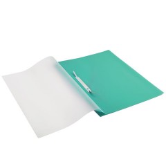 Скоросшиватель пластиковый с перфорацией BRAUBERG, А4, 140/180 мкм, зеленый, 226581 - фото 6