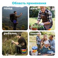 Стул складной телескопический туристический садовый для пикника, DASWERK (ДАСВЕРК), 680049 - фото 7