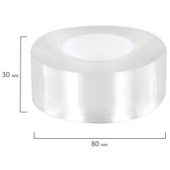 Многоразовая двухсторонняя прозрачная крепежная лента, скотч NANO tape, 5 м x 3 см, толщина 1 мм, WBZ (ВБЗ), 700426 Многоразовая двухсторонняя прозрачная крепежная лента, скотч NANO tape, 5 м x 3 см, толщина 1 мм, WBZ (ВБЗ), 700426 - фото 7