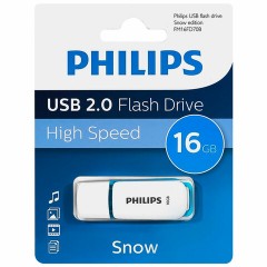 Флеш-диск 16 GB PHILIPS SNOW, разъем USB 2.0, синий, FM16FD70B/97 Флеш-диск 16 GB PHILIPS SNOW, разъем USB 2.0, синий, FM16FD70B/97 - фото 3