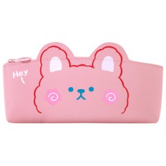 Пенал ЮНЛАНДИЯ ЮНИОР, 1 отделение, искусственная кожа, "Pink bear", 20х9х7 см, 273818 Пенал ЮНЛАНДИЯ ЮНИОР, 1 отделение, искусственная кожа, "Pink bear", 20х9х7 см, 273818 - фото 2