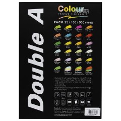 Бумага цветная DOUBLE A, А4, 80 г/м2, 100 л. (5 цветов x 20 листов), микс пастель Бумага цветная DOUBLE A, А4, 80 г/м2, 100 л. (5 цветов x 20 листов), микс пастель - фото 3
