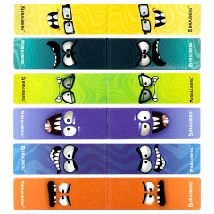 Закладки для книг МАГНИТНЫЕ, "МОНСТРИКИ", набор 6 штук, 60x20 мм, BRAUBERG, 116995 - фото 2