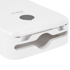 Диспенсер для полотенец на 2 пачки LAIMA PROFESSIONAL PREMIUM (Система H2), Z-сложения, белый, ABS-пластик, 609516 - фото 6