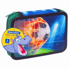 Пенал BRAUBERG, 2 отделения, полиэстер, 21х14 см, "Fire football", 270322 Пенал BRAUBERG, 2 отделения, полиэстер, 21х14 см, "Fire football", 270322 - фото 11