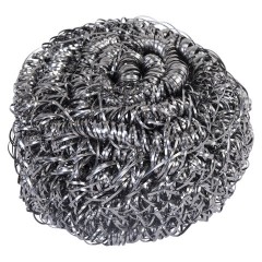 Губка (мочалка) металлическая спиральная 15 г, для посуды, гриля, плиты, LAIMA (ЛАЙМА), 700061 - фото 3