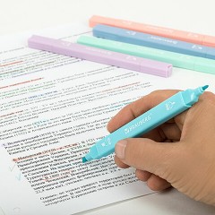 Набор текстовыделителей двусторонних 6 ПАСТЕЛЬНЫХ ЦВЕТОВ, BRAUBERG "Macaroon", линия 1-5 мм, 152513 Набор текстовыделителей двусторонних 6 ПАСТЕЛЬНЫХ ЦВЕТОВ, BRAUBERG "Macaroon", линия 1-5 мм, 152513 - фото 6