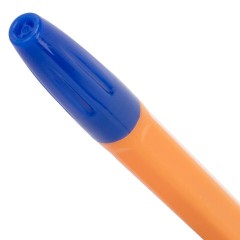 Ручки шариковые с грипом BRAUBERG "ULTRA GT ORANGE", НАБОР 8 ШТУК, СИНИЕ, корпус оранжевый, узел 0,7 мм, линия 0,35 мм, 144530 - фото 6